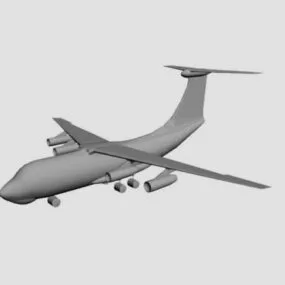 Il76 Cargo Airplane 3d model