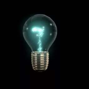 Incandescent Bulb Lamp 3d model