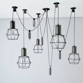 Contemporary Ceiling Pendant Lighting 3d model