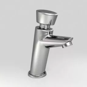 Stainless Steel Water Tap 3d model