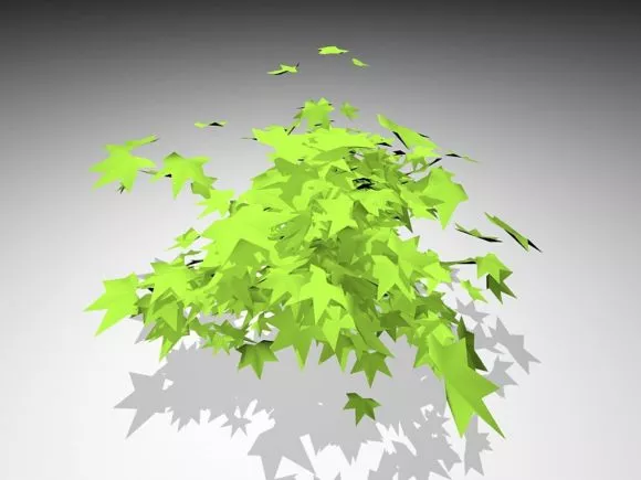 Grass Cannabis Tree Plant 3d model