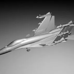 J15 Fighter 3d model
