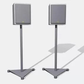 Jvc Bookshelf Speakers 3d model