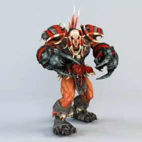 Jaguar Warrior Warrior Character 3d model