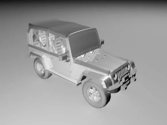 Mini Cooper Convertible Car 3d model