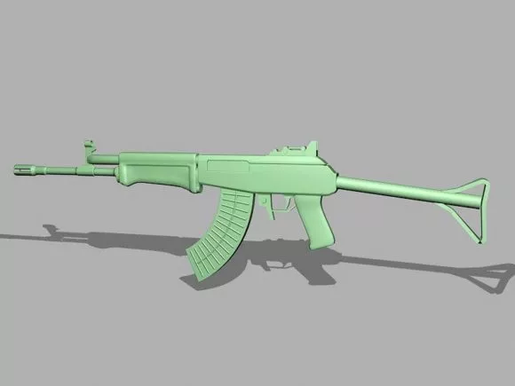 Heavy Rifle Gun Fallout Ppskn 3d model