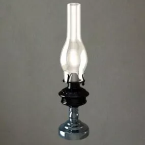 Vintage Kerosene Lamp 3d model