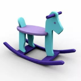 Kids Rocking Horse 3d model