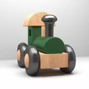 Toy Train 3d model