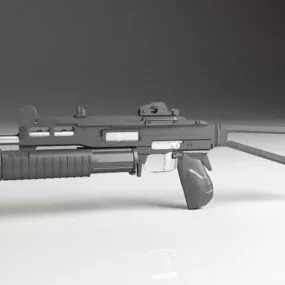 Killzone Game Rifle Weapon 3d model
