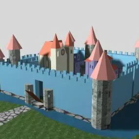 Polygon King Castle 3d model