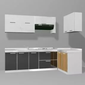 Kitchen Cabinet Design Small Area 3d model