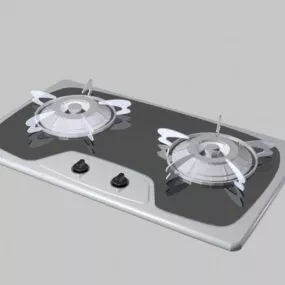 Gas Stove Equipment 3d model