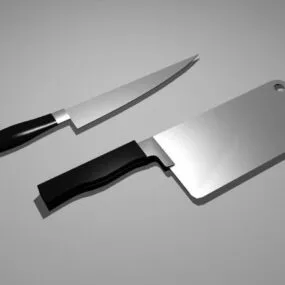 Kitchen Knives 3d model