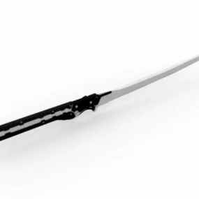 Japanese Sword Kodachi 3d model