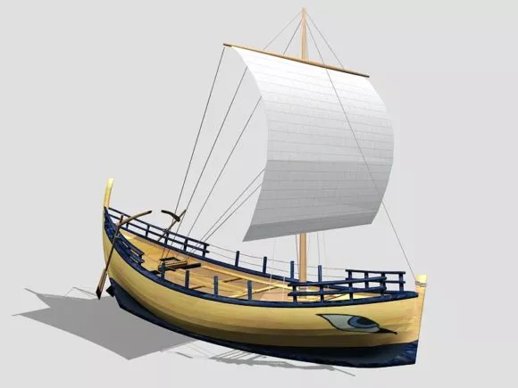 Disk Base Building 3d model