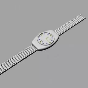 Ladies Wrist Watch 3d model