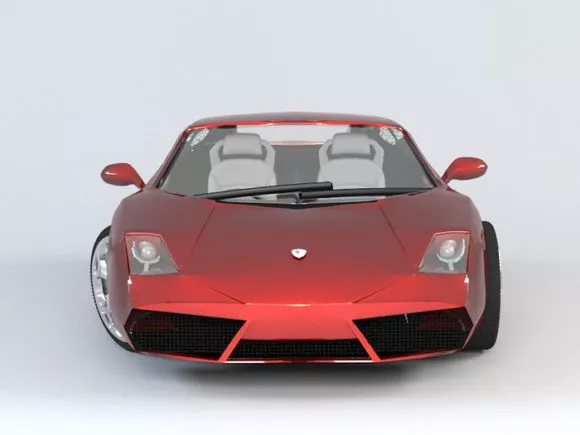 Retro Car 3d model