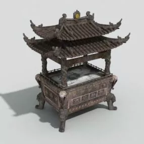 Traditional Chinese Censer 3d model