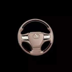 Steering Wheel Lexus Car 3d model