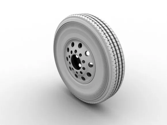 Light Truck Tire 3d model Light Truck Tire 3d model