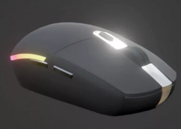 Logitech Wireless Mouse 3d model Logitech Wireless Mouse 3d model