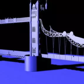 London Bridge Architecture Building 3d model