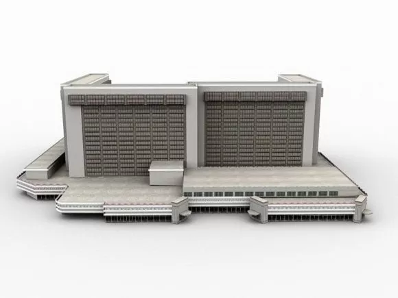 Ancient Building Of Gregorian 3d model