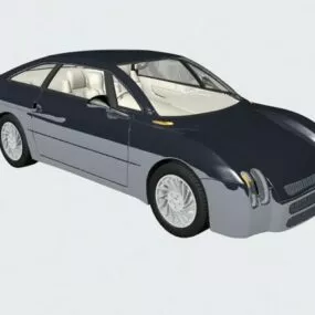 Luxury Sport Sedan Car 3d model