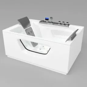 Luxury Whirlpool Tub 3d model
