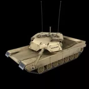 Us M1 Abrams Battle Tank 3d model