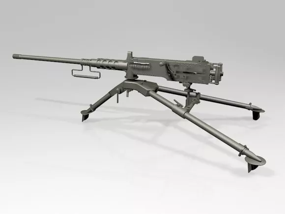 Scifi Gun M24r 3d model