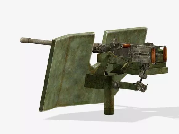 Army Submachine Gun Mp5 3d model