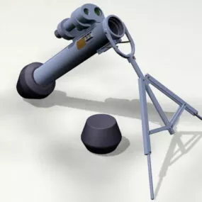 M47 Anti Tank Missile 3d model