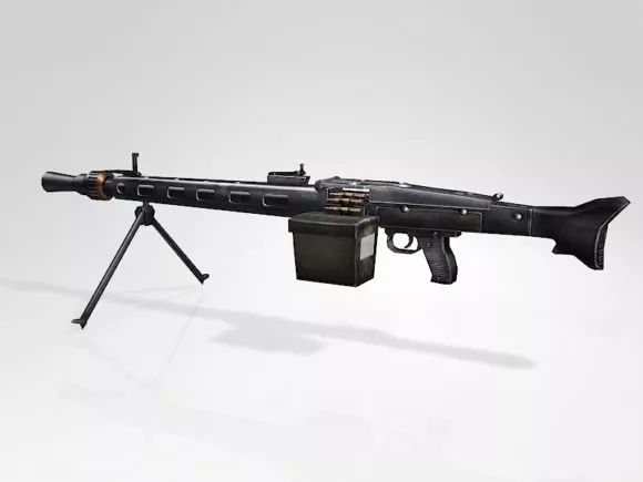 Hand Gun Weapon Mauser C96 3d model