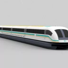 Maglev Train Max Speed 3d model