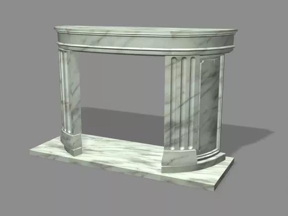 Public Phone Box 3d model
