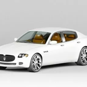 Maserati Quattroporte Car 3d model