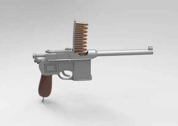 Halo Gaming Handgun 3d model