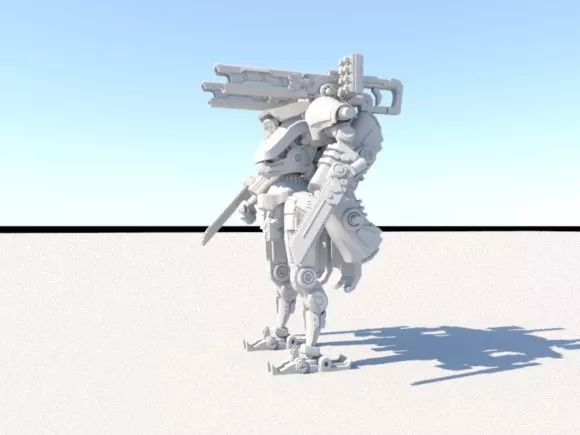 Humanoid Robot 3d model