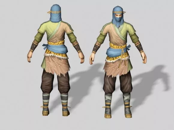 Kaileena Male Character 3d model