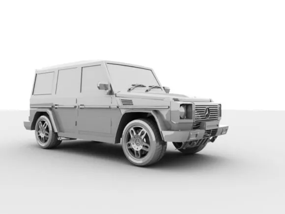 Sedan Car Lowpoly 3d model