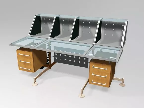Work Desk Shelf 3d model