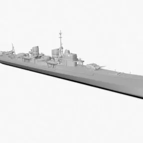 General Military Battleship 3d model