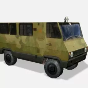 Military Medical Van 3d model