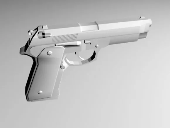 Amt 380 Handgun 3d model