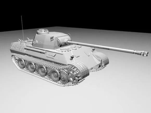 China Type99 Mbt Tank 3d model