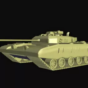 Lowpoly Military Tank 3d model