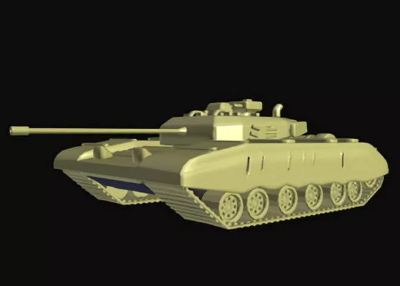 Russian T38 Amphibious Light Tank 3d model