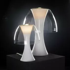 Minimalist Acrylic Table Lamp 3d model
